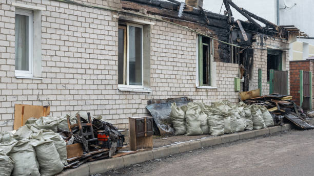 Professional Emergency Fire Cleanup technician working in Willow Grove, TX